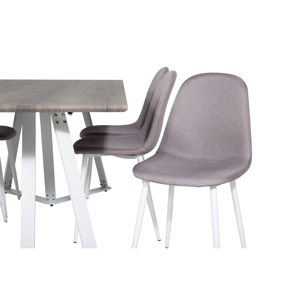 Marina, Polar Rektangulär matgrupp Grå,Vit, Grå,Vit, 180 x 90