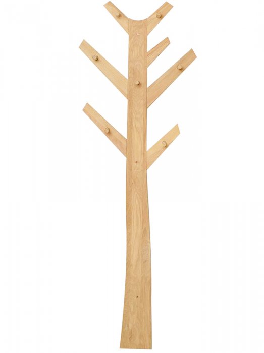 Frikk Hängare för vägg Vitoljad ek