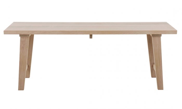 Frikk Bänk Vitoljad ek