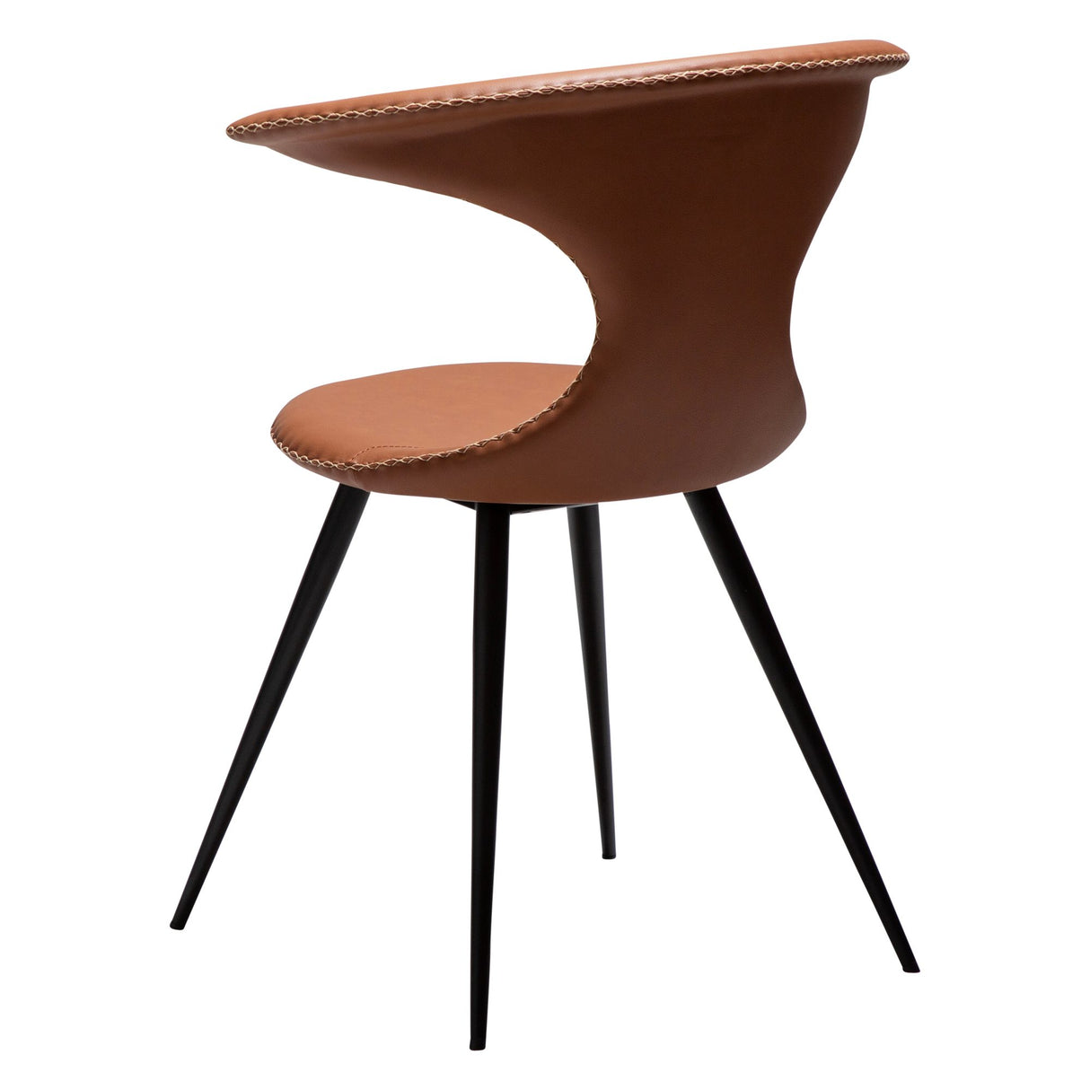 Flair Stol Cognac Art.Leather, Black