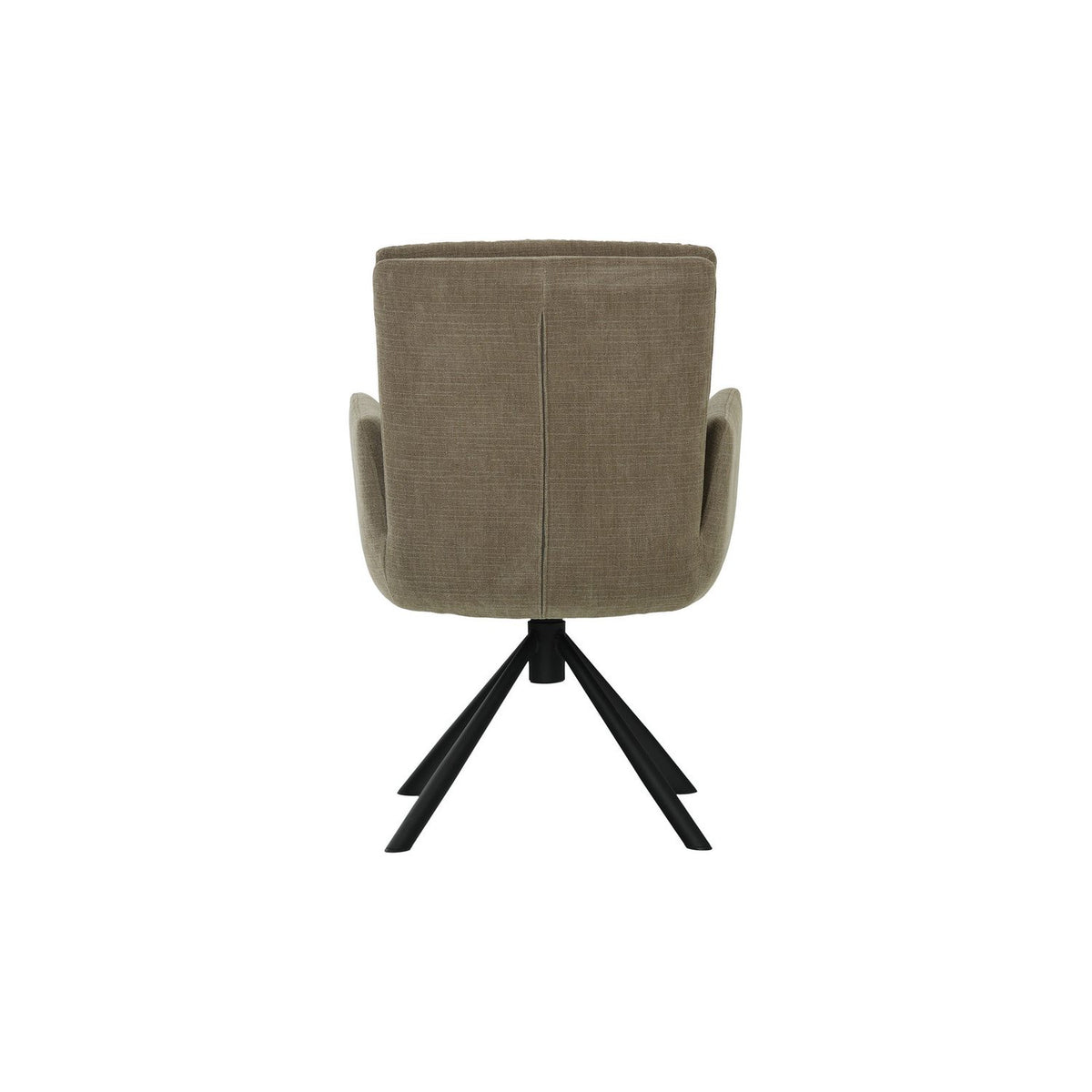 Remy Matstol med snurr Grå/beige