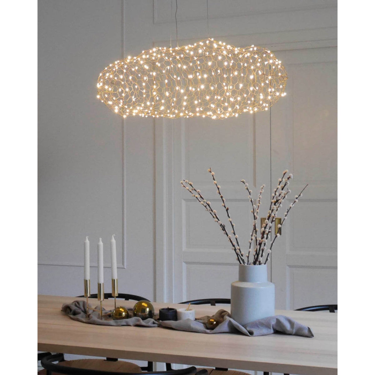 Hayden Taklampa 76 cm Guld