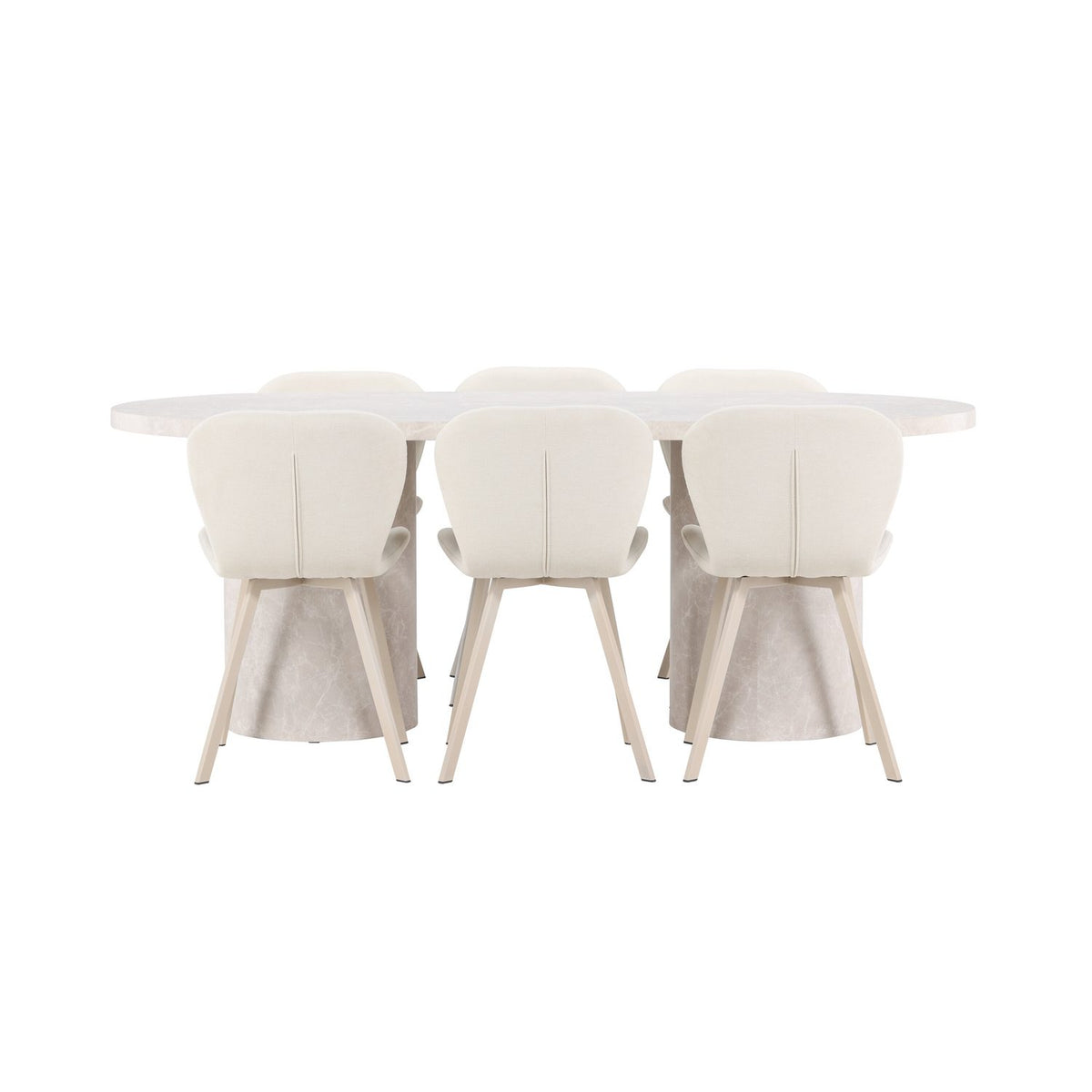 Narvik, Lilja Oval matgrupp Beige, Beige, 200 x 100
