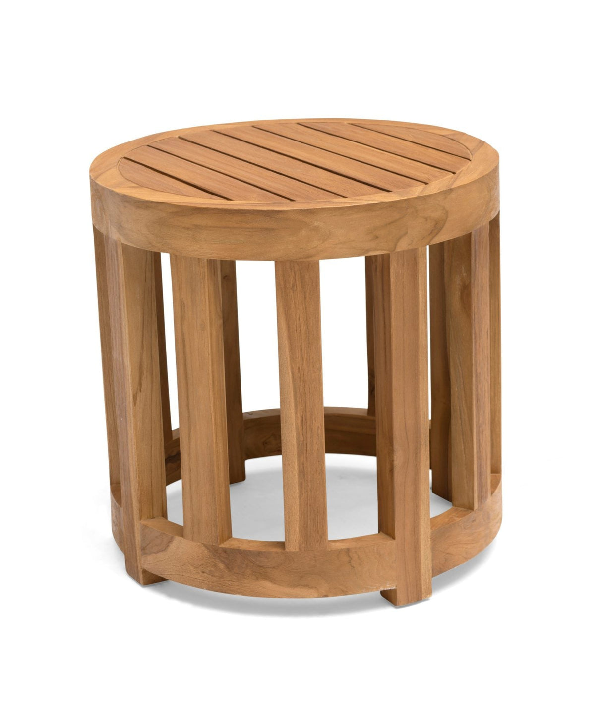 Himmelsnäs Utesidobord Ø50 cm Brun