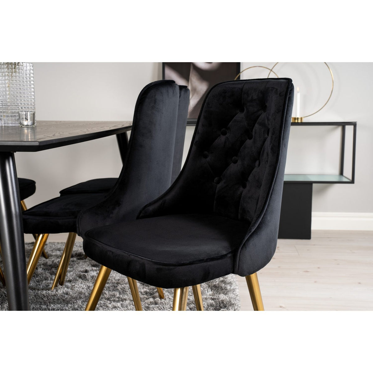 Dipp, Velvet Deluxe Rektangulär matgrupp