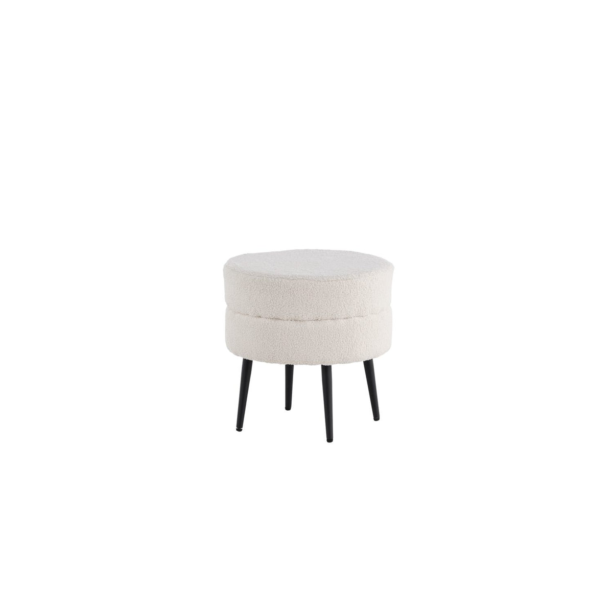 Pot Puff Svart, Polyester teddy