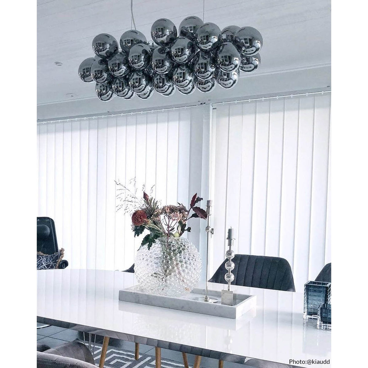 Gross Bar Taklampa Rökgrå