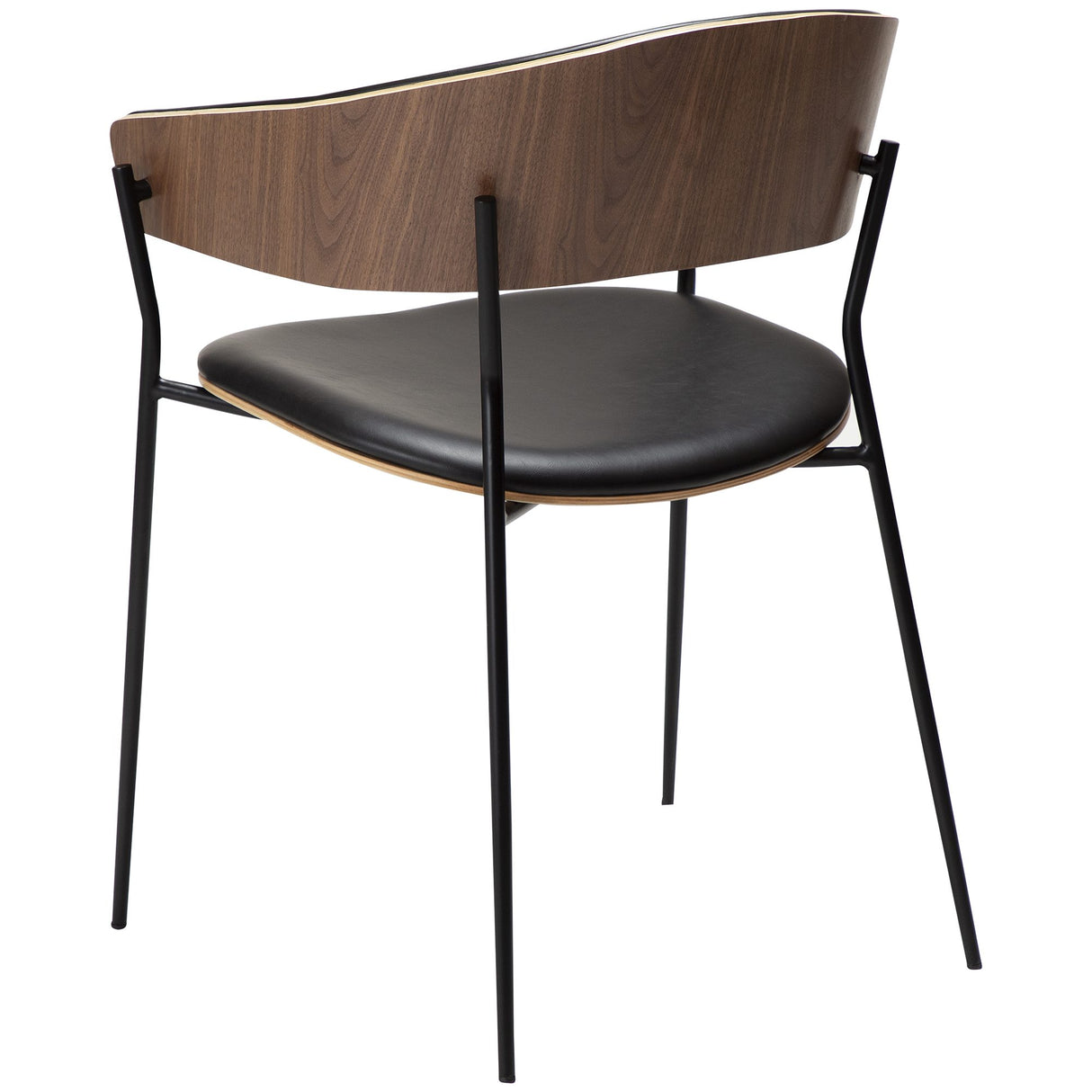 Crib Stol Vintage Black, Walnut