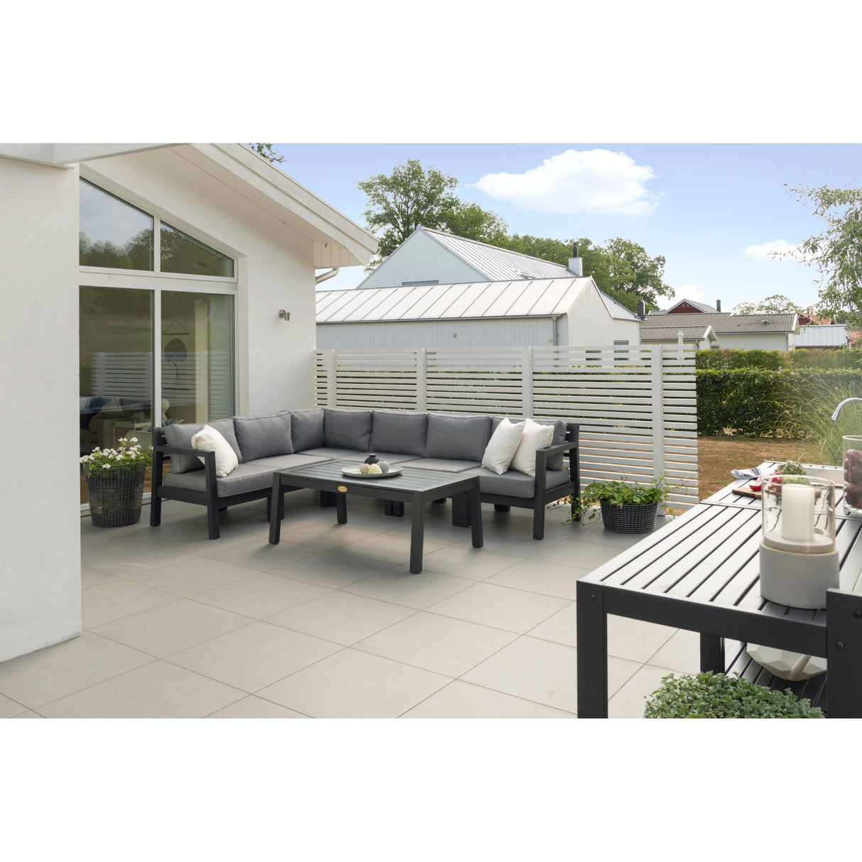 Stoltö Utebord 70x120 cm Grå