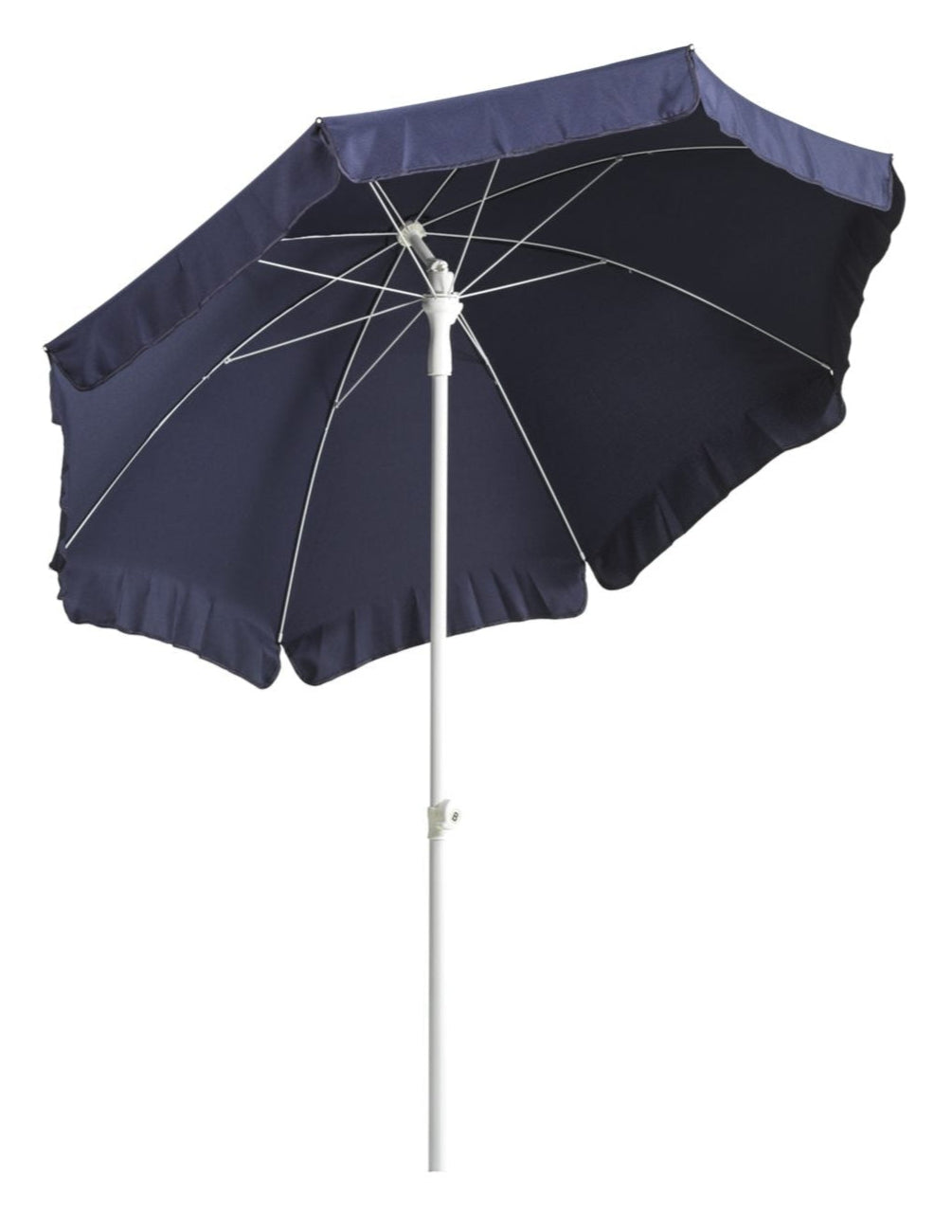 Follina Strandparasoll 180x203 cm Vit/Blå