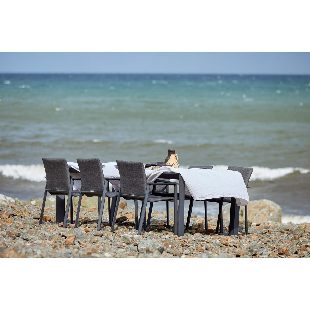 Borgdala Utebord 107x220/340 cm Grå