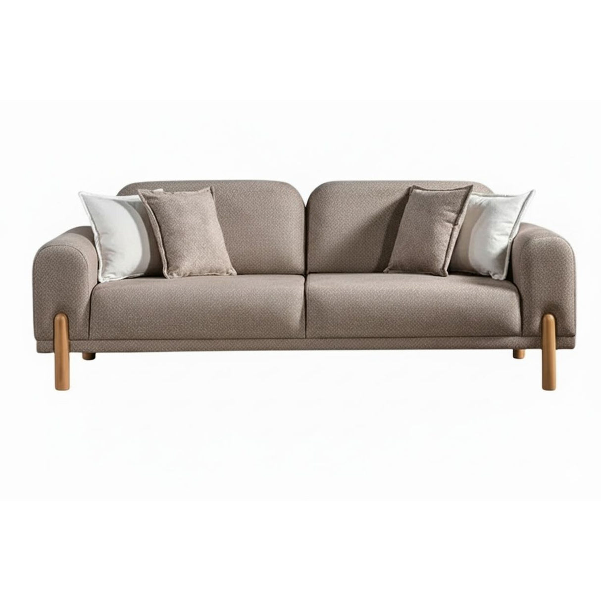 Biacko 3-sits bäddsoffa Brun
