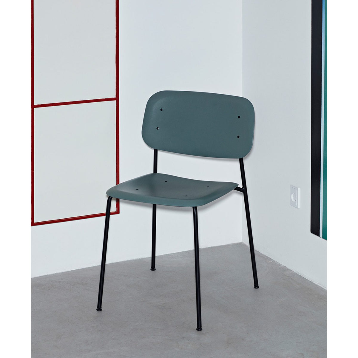 Soft Edge 45 Stol Black