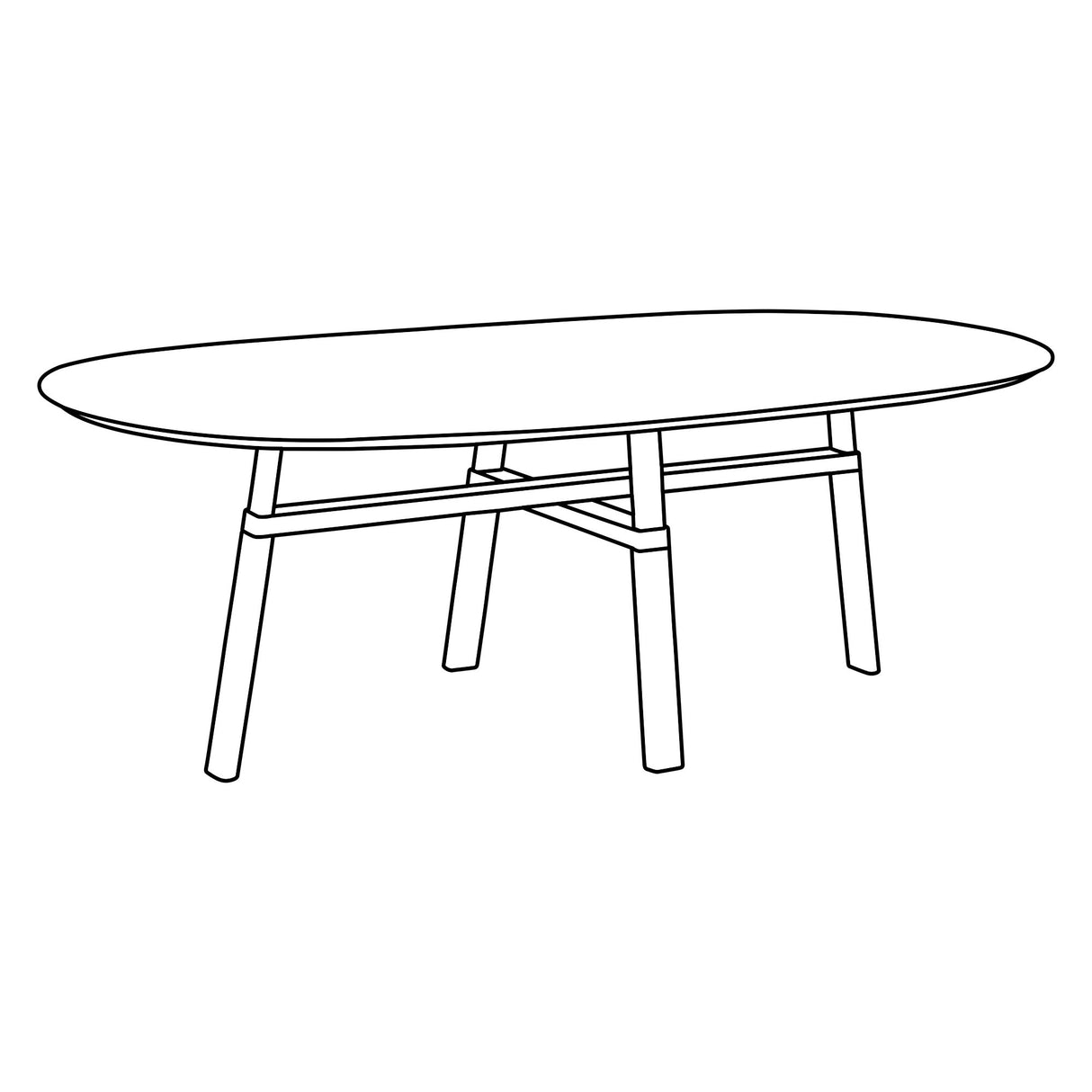 Cross Bord Light Oak