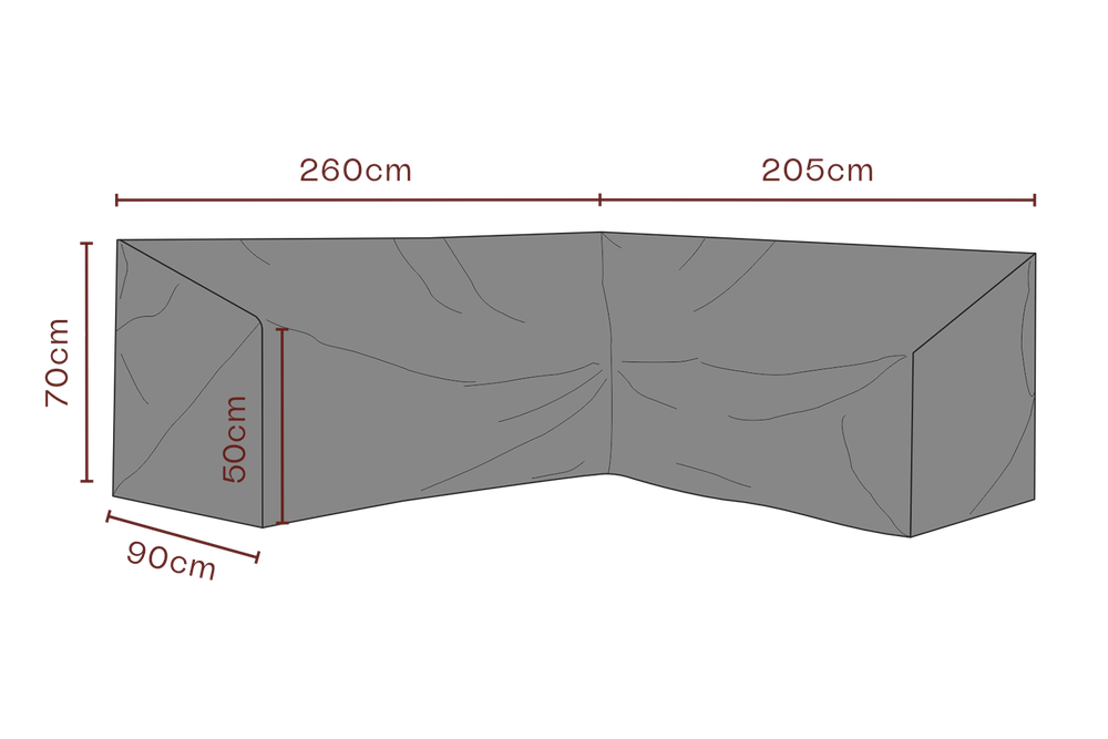 Soffskydd R260/L205 cm Andas