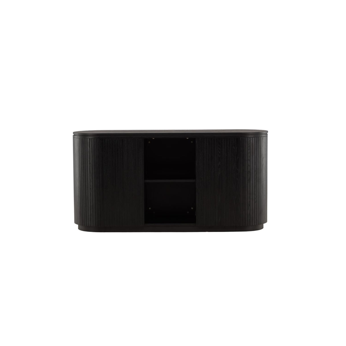 Fjällbacka TV-bänk Black, 48 x 80 x 160