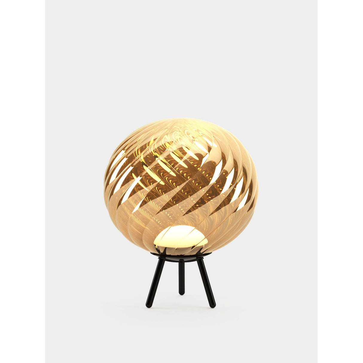 Whirl Portabel lampa Gold/Black
