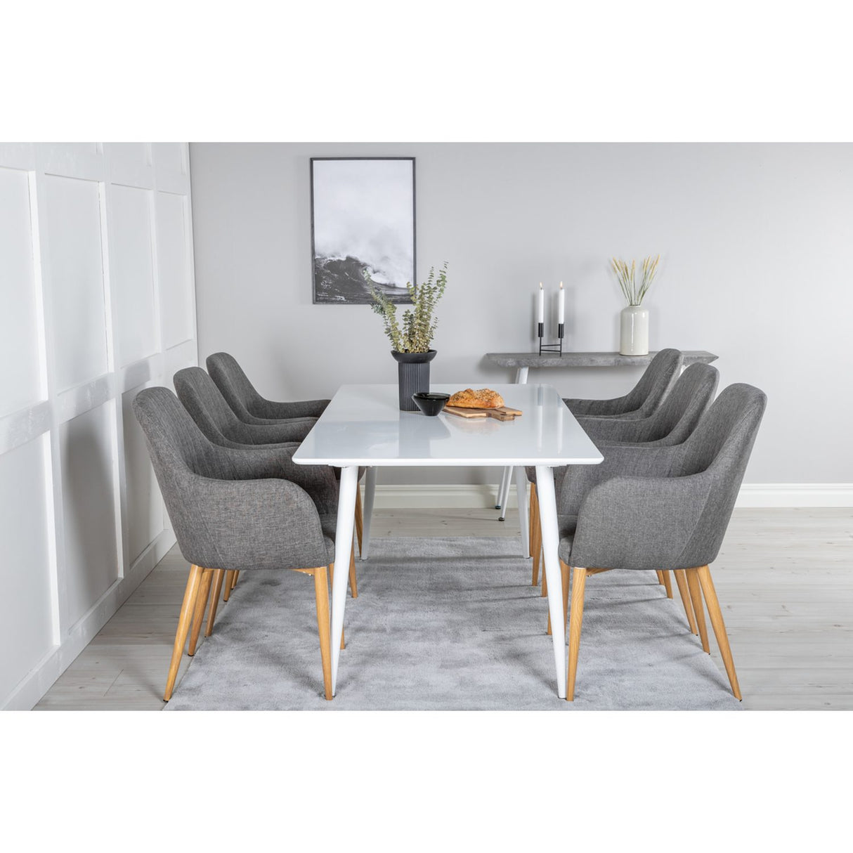 Polar, Comfort Rektangulär matgrupp
