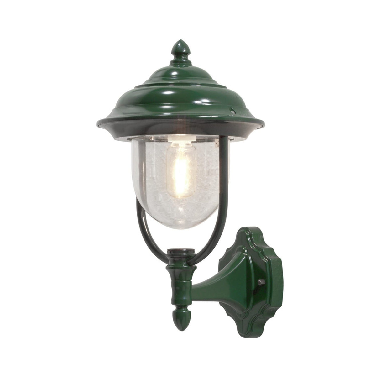 Parma E27 Vägglampa Ute Upp, Grön