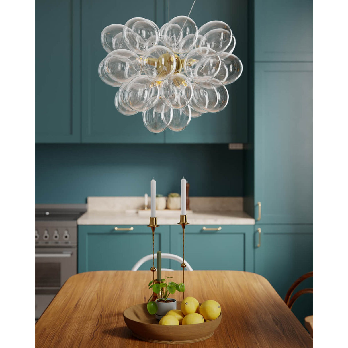 Gross 50 cm Taklampa Mässing