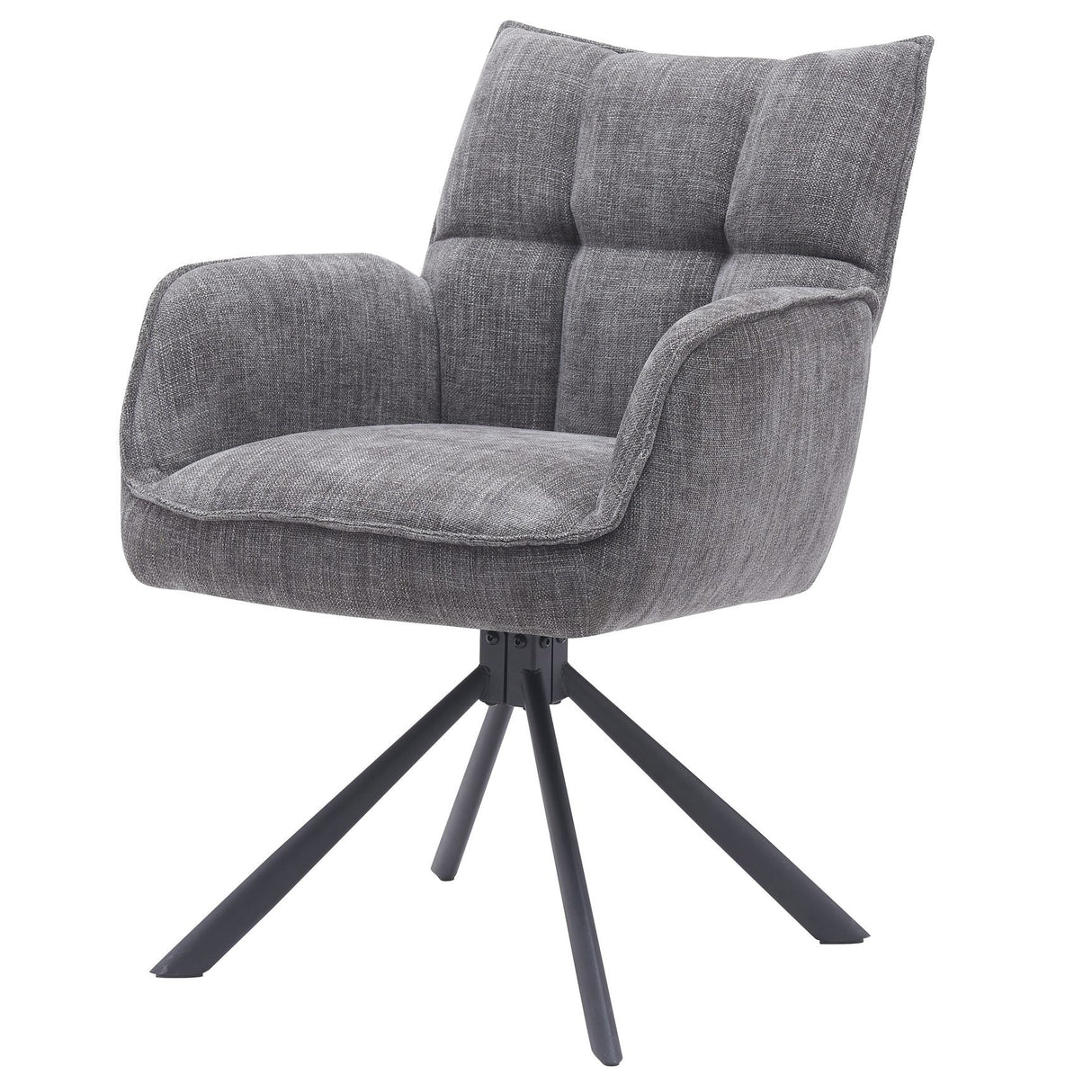 Strada Stol Granitgrå, Metall