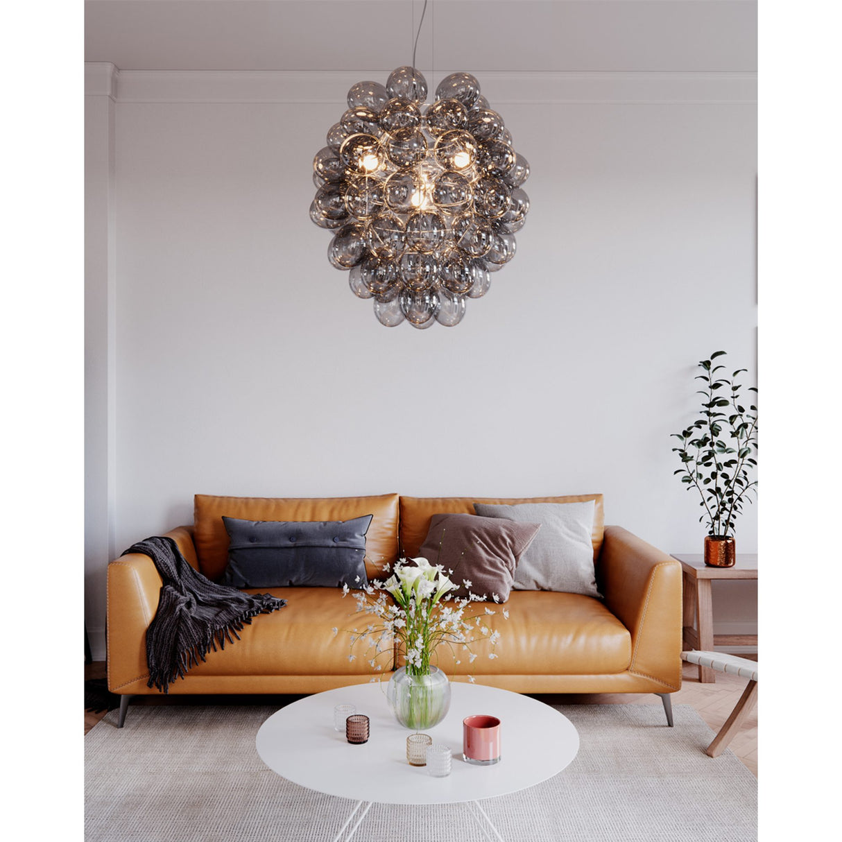 Deluxe Taklampa Grå