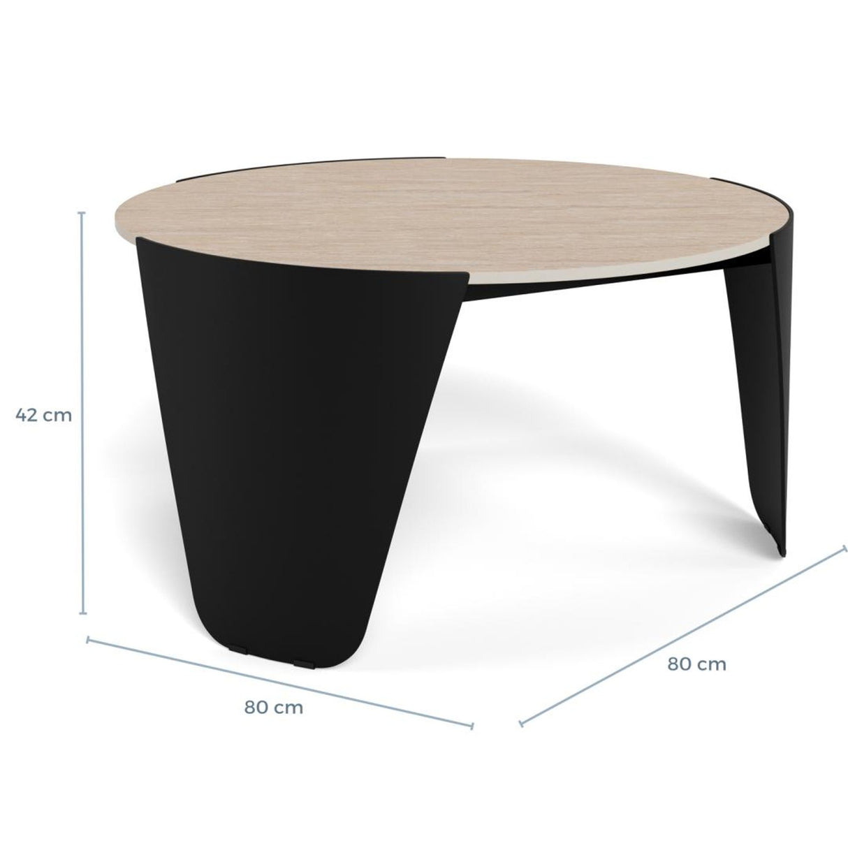 Polaris soffbord 80 cm Runt