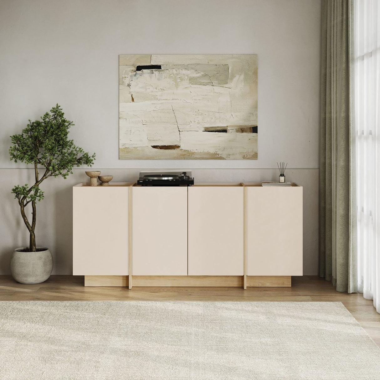 Dorma Sapphire Oak (180 x 80 x 45 cm) Konsolbord