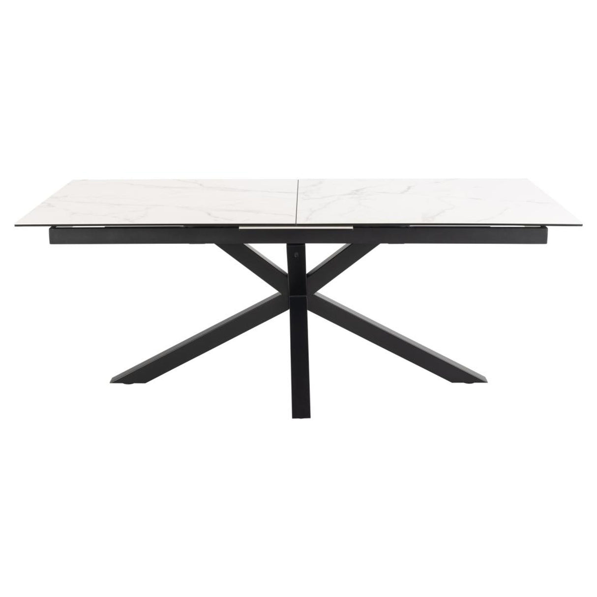 Verdun Matbord 100x200-240 cm Vitt Akranes