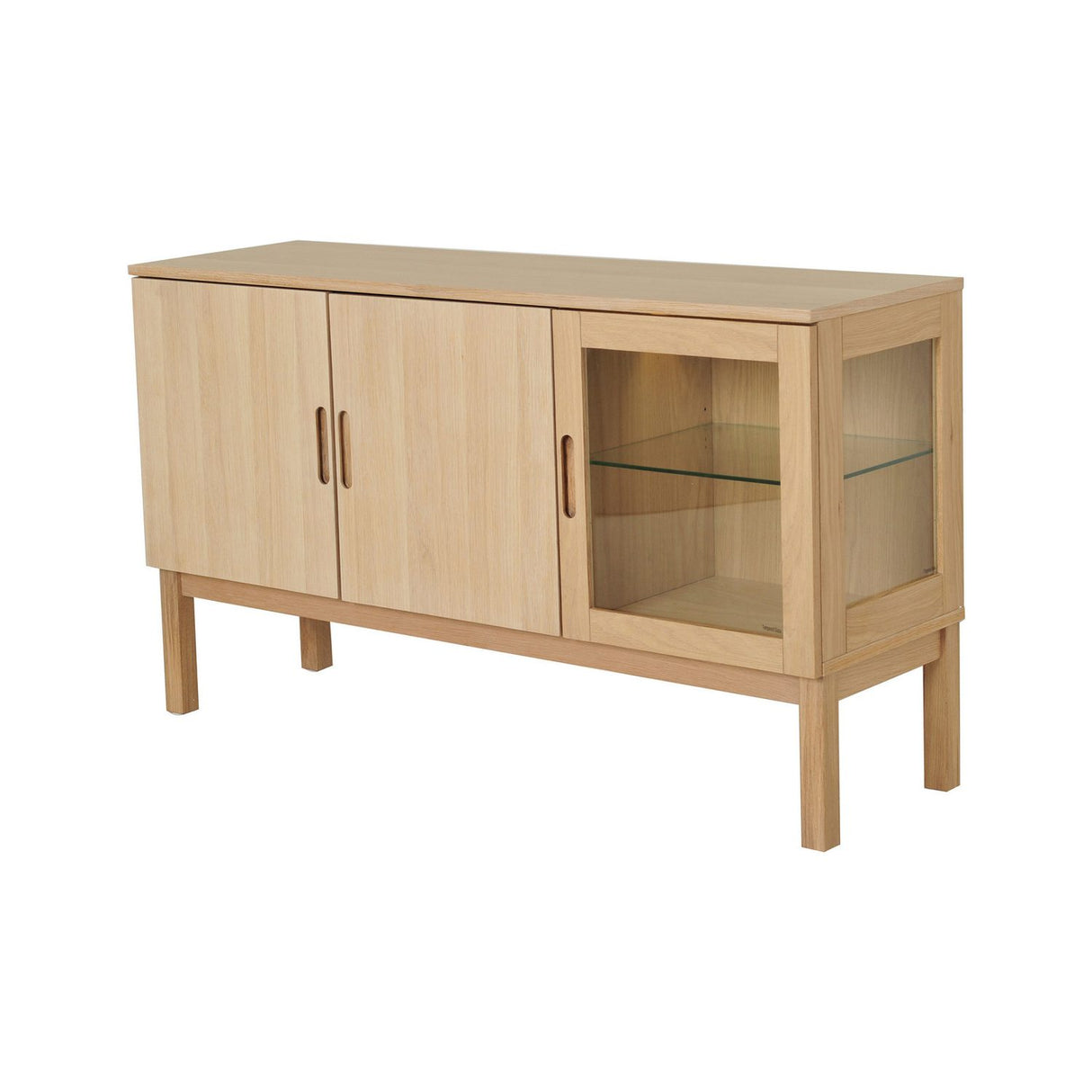 Olivia med Glasdörr & Belysning Sideboard