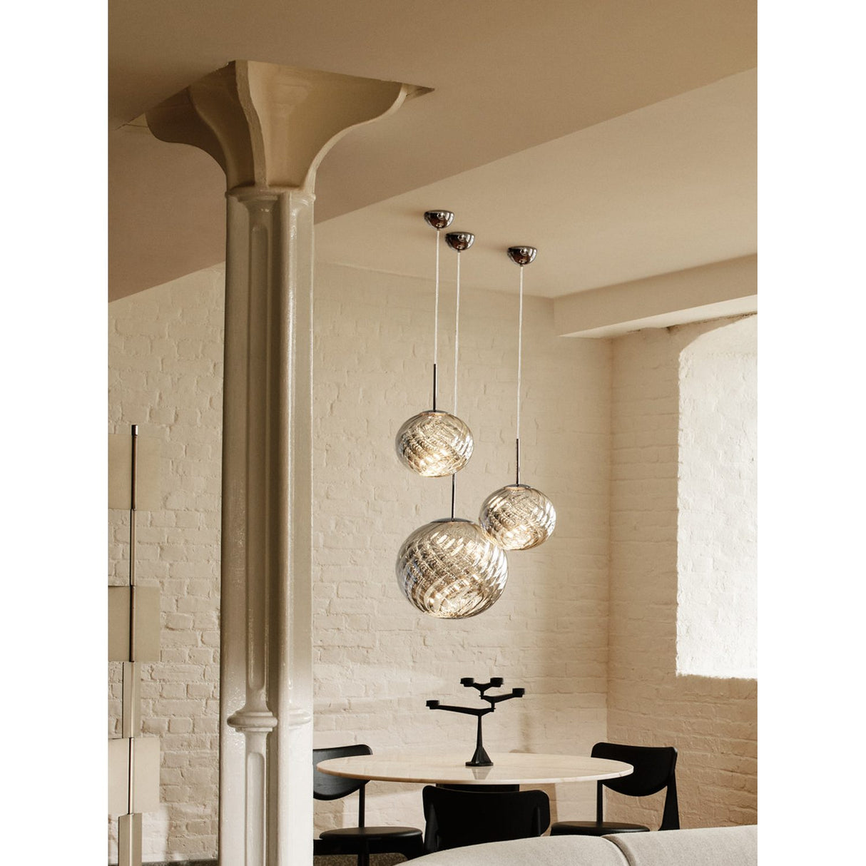 Whirl Pendellampa LED Silver, 30 cm