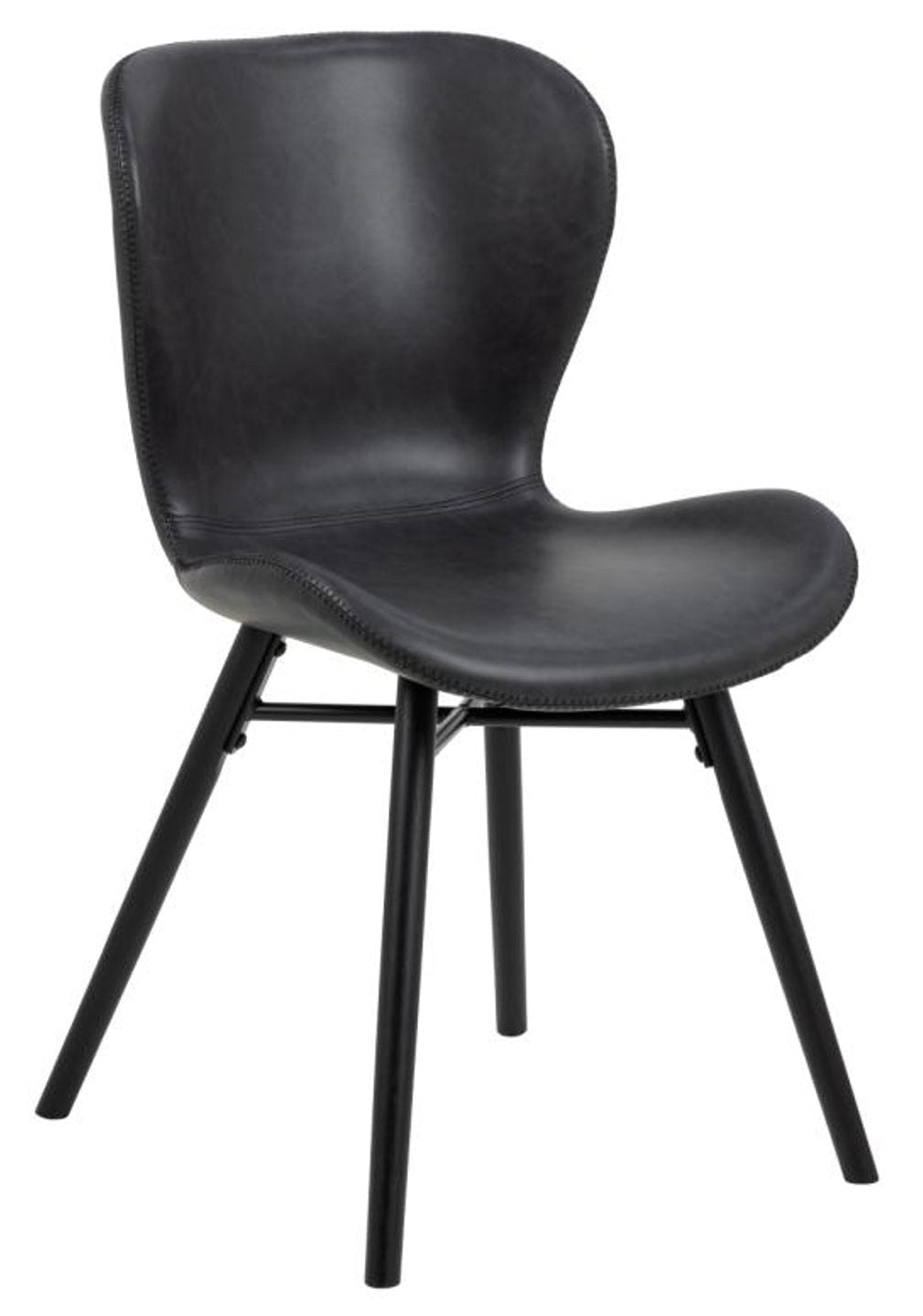 Sedan Matstol PU retro Svart/Svart