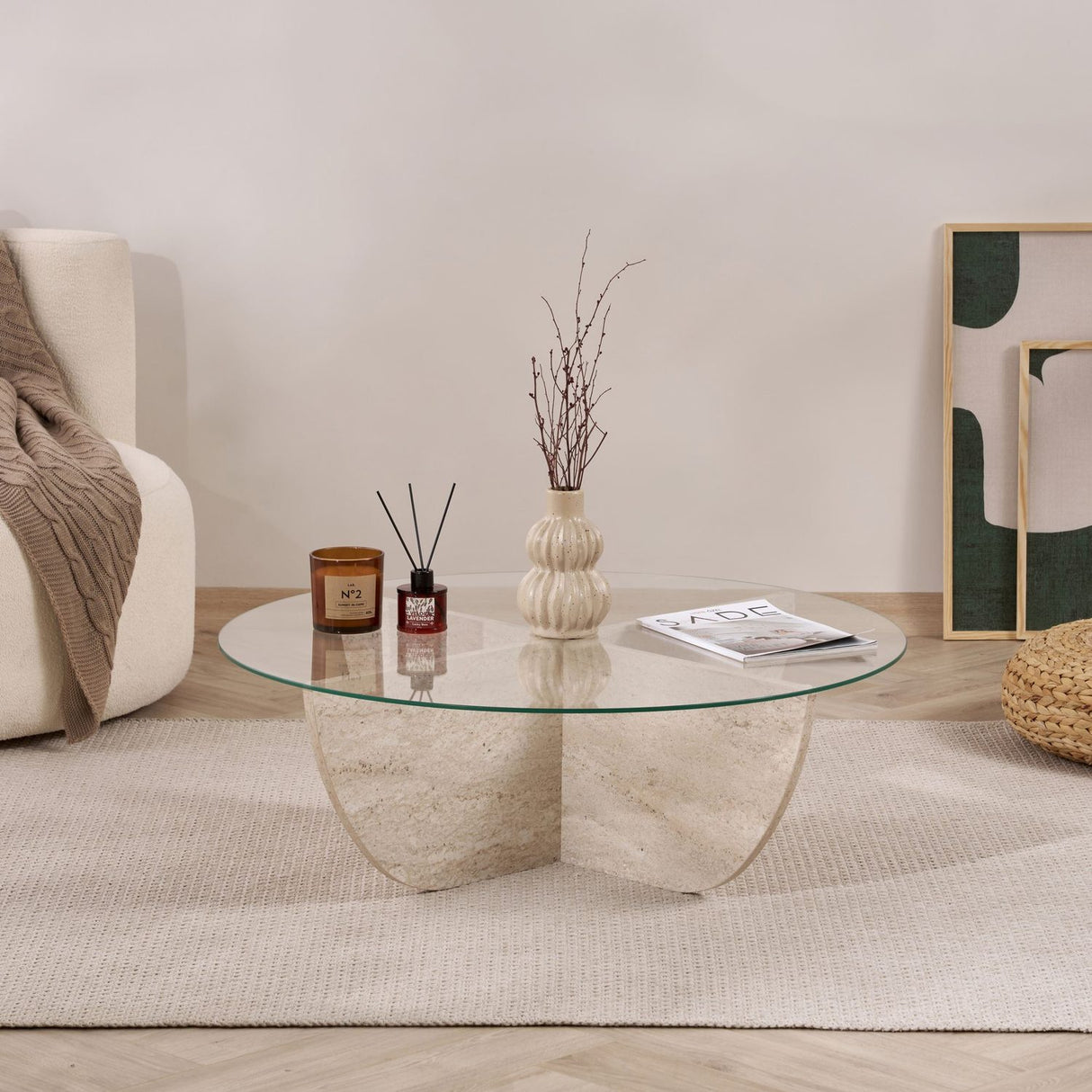 Marcelo Soffbord Soffbord Travertine
