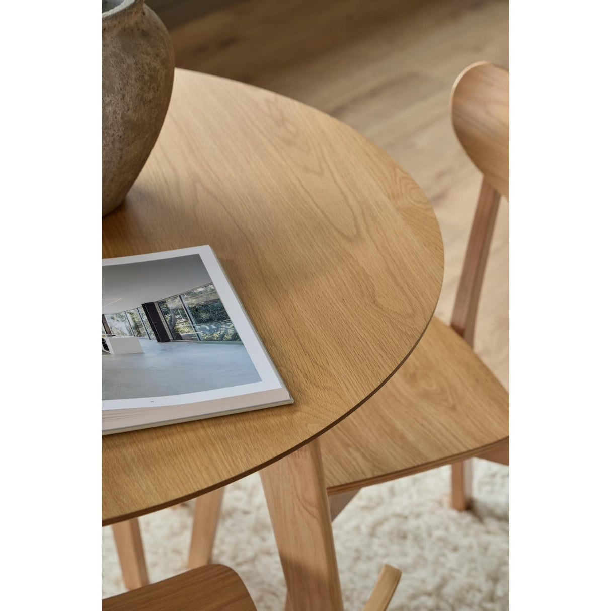 Alba Matbord Rund 105 cm Ek