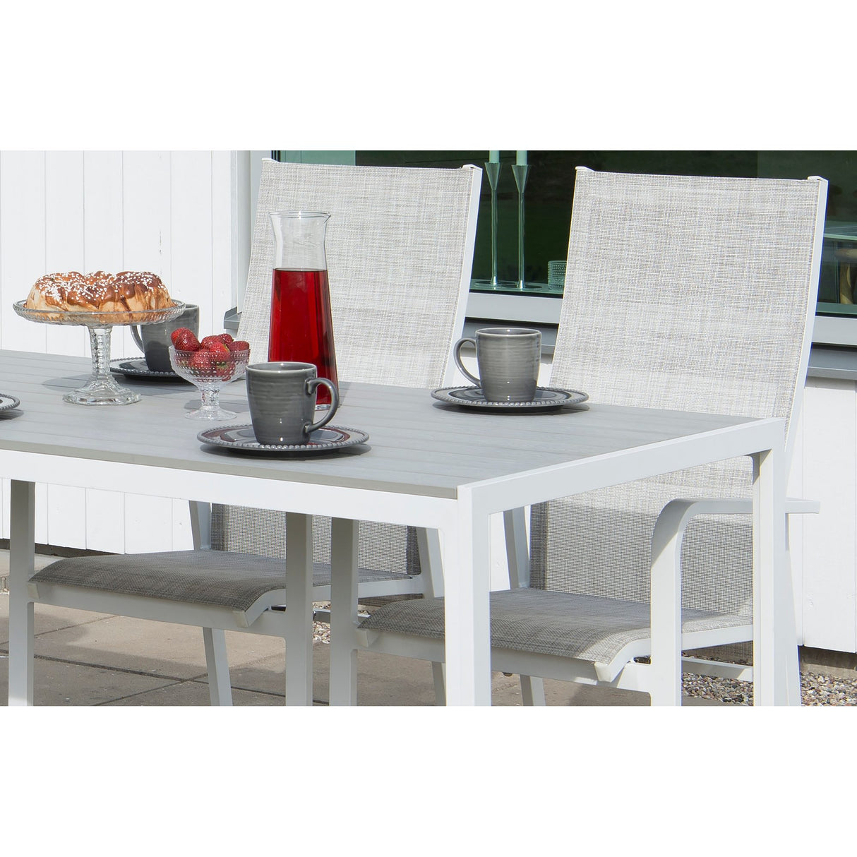 Hånger Positionsfåtölj Vit