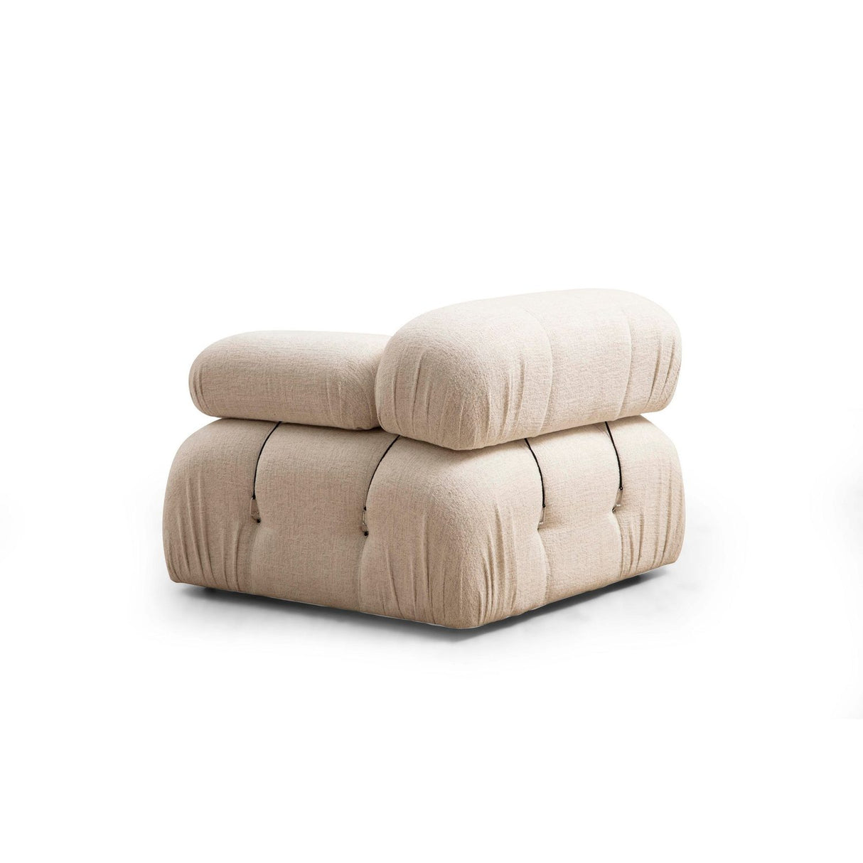 Quito 3-sits (288 x 95 x 75 cm) Bouclette 3-sitssoffa Creme