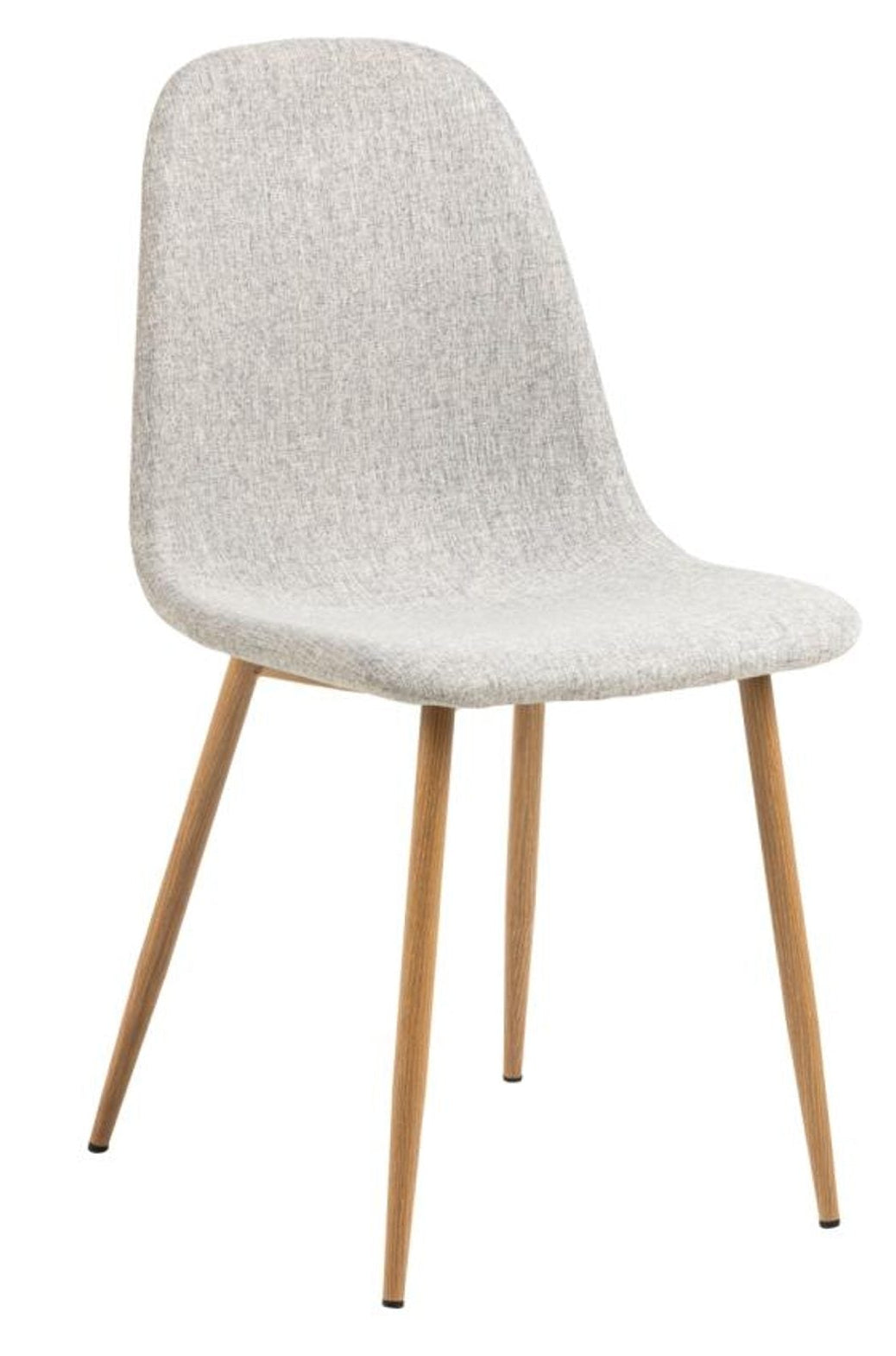 Nicole Matstol Nesia tyg Ljusgrå/Ek