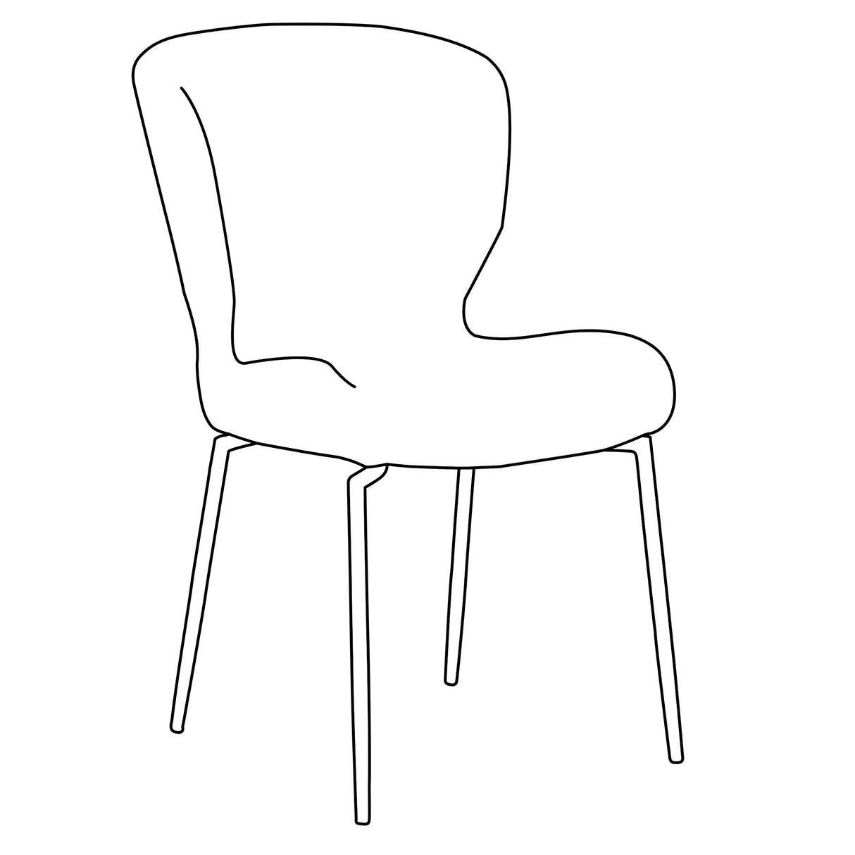 Glory Stol Svängbar Pumpkin Spice, Antique Brass