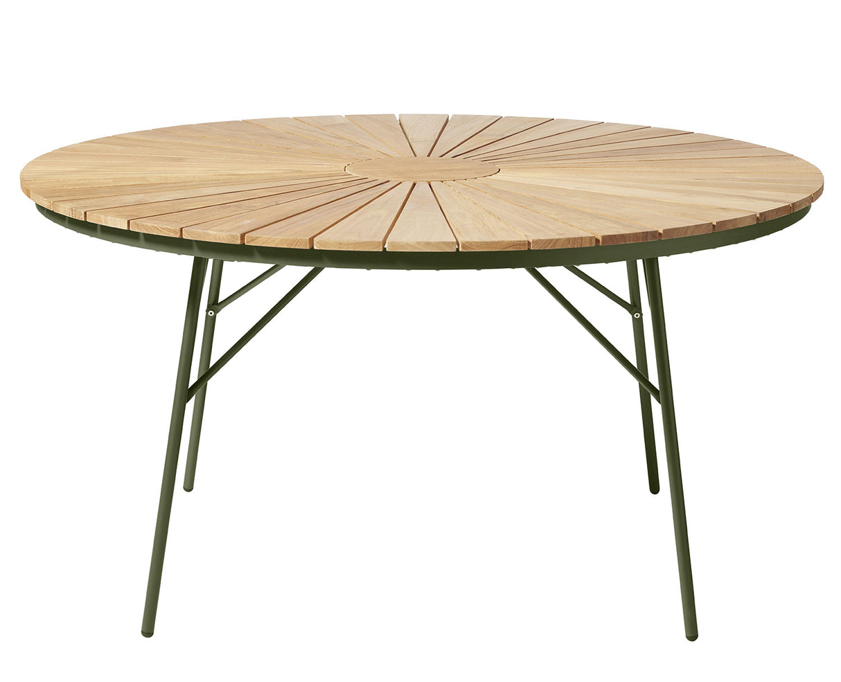 Ellen Matgrupp 150 cm Teak/Grön