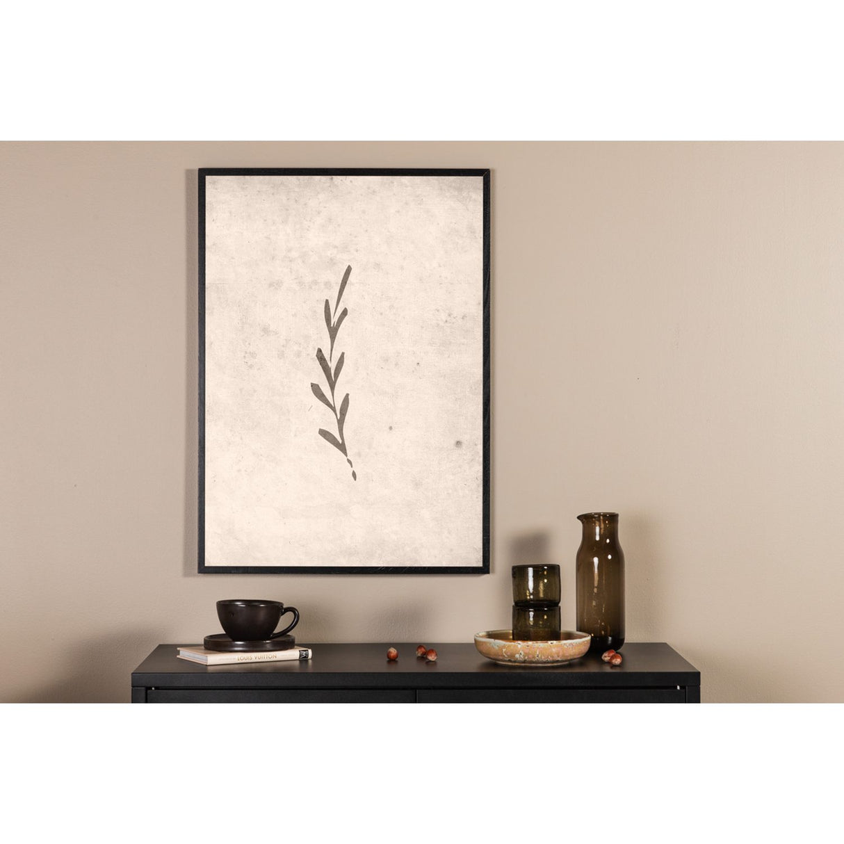 Höstlöv Poster Beige, 70 x 100 cm