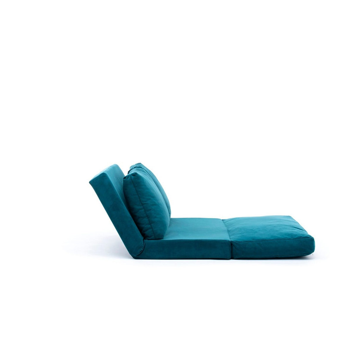 Malabo (32 x 127 x 120 cm) 2-sits bäddsoffa Petroleumgrön