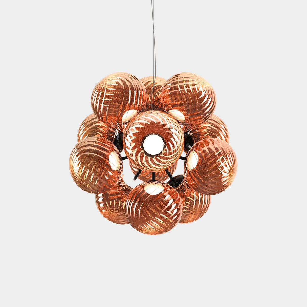 Whirl Burst Ljuskrona Copper