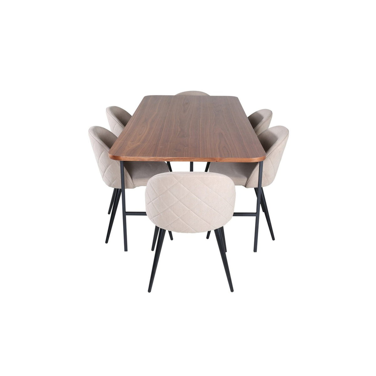 Uno, Velvet Rektangulär matgrupp