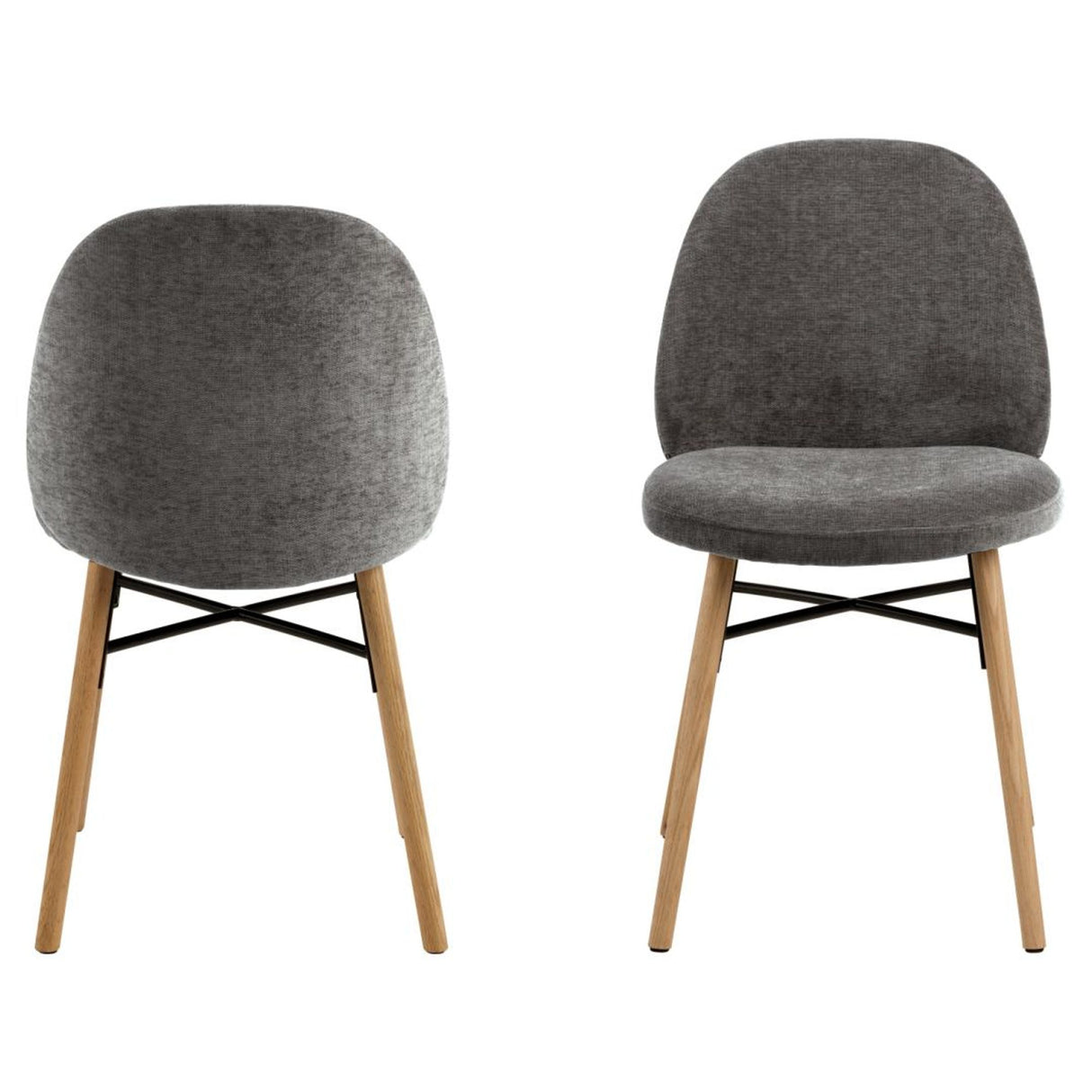 Sophia Matstol Danny tyg Mörkgrå