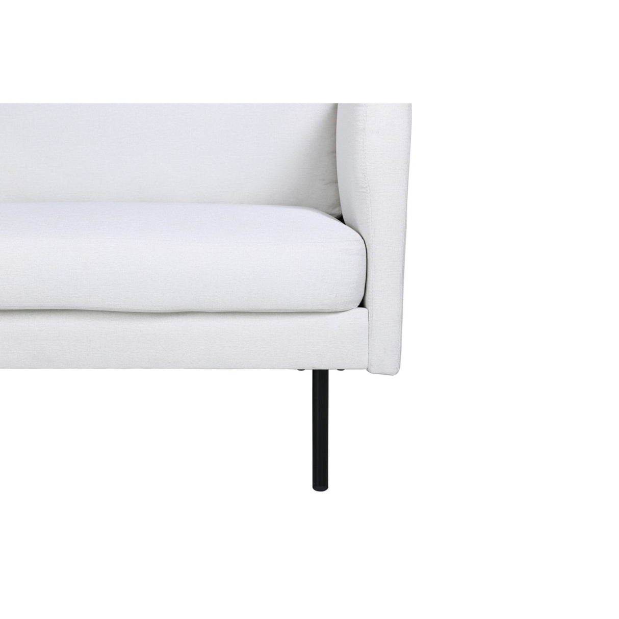 Zoom 3-sitssoffa Svart, Polyester