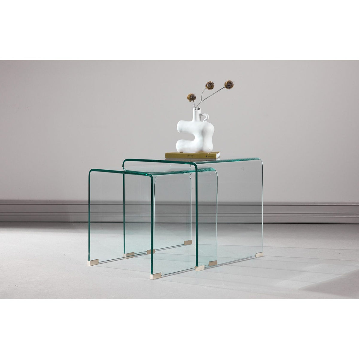 Telemark Sidobord Klar, Table 1: 42x42x42 Table 2: 36x36x39