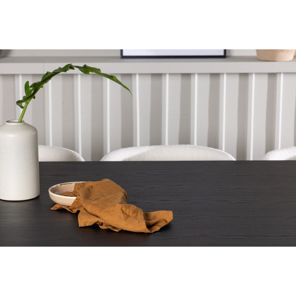 Bootcut, Edina Oval matgrupp Svart,Vit, Svart, 230 x 115