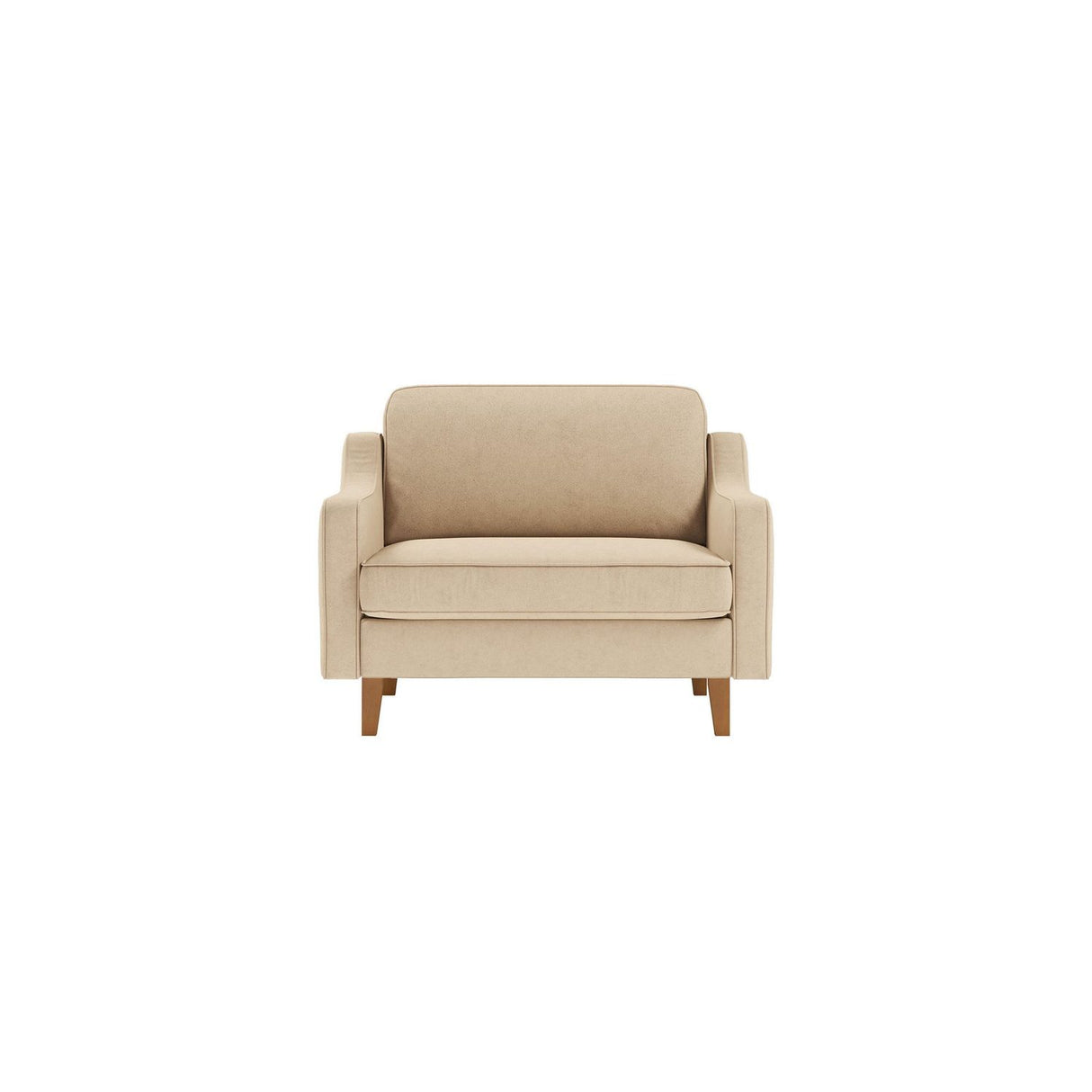 Oslo Loveseat (115 x 84 x 87 cm) 1-sitssoffa Sand valnöt