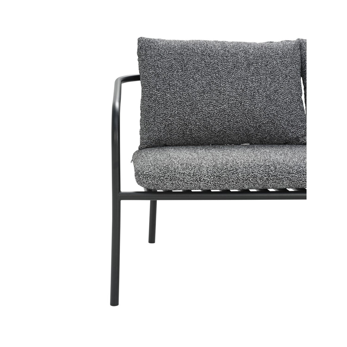 Bendt 2-sits Soffa 138x72 cm Svart/Teddy Ant