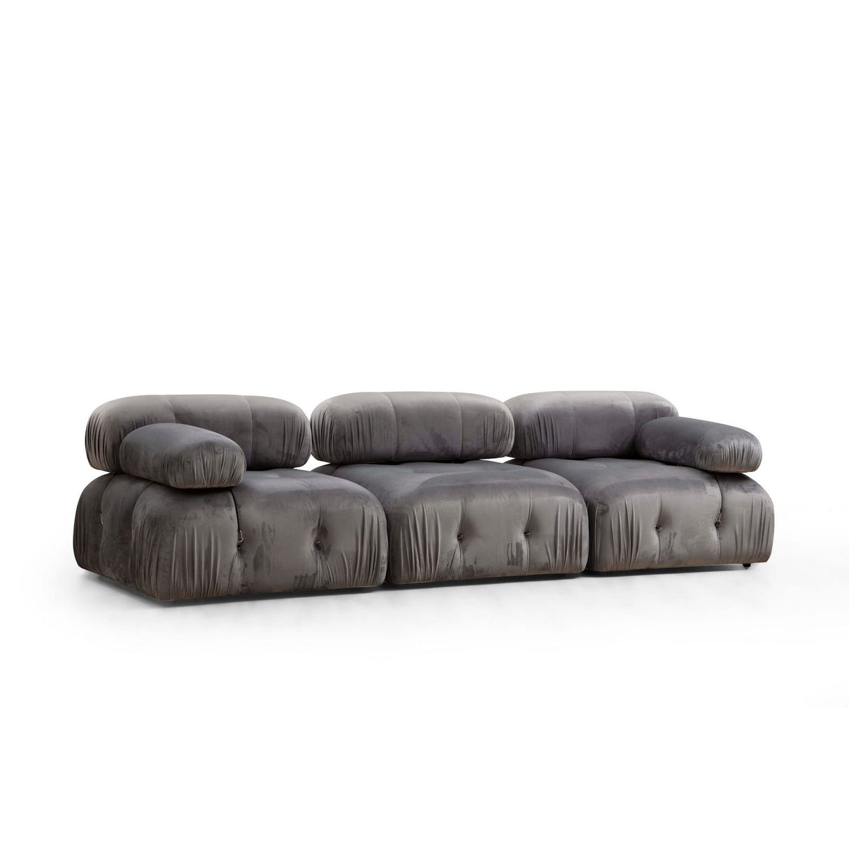 Quito 3-sits (288 x 95 x 75 cm) 3-sitssoffa Grå